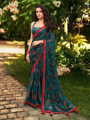 Mannequin store printed saree 1