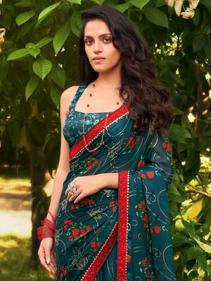 Mannequin store printed saree 2