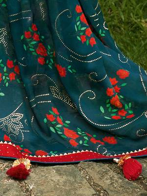 Mannequin store printed saree 3