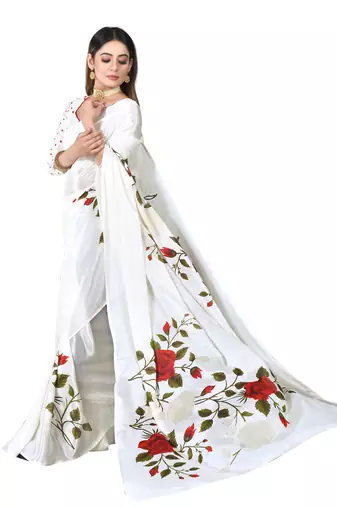 Mannequin store printed saree