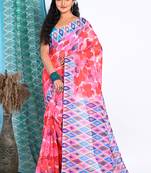 SEMI DIGITAL PRINT SAREE