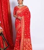GEORGETTE RICH PALLU SAREE