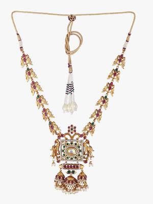 24ct women gold-plated antique jewellery set 4