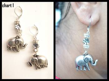 Elephant parade Earrings 1