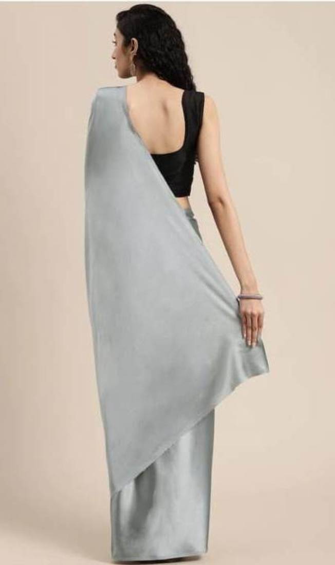 Bollywood Style Designer Satin Silk Saree Party Wear Saree Exclusive Saree With Sequence Work Blouse