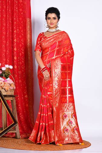PURE DOLA SILK SAREE