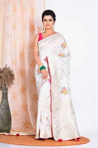 PURE RUSSIAN SILK SAREE