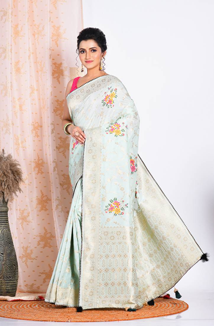 PURE RUSSIAN SILK SAREE