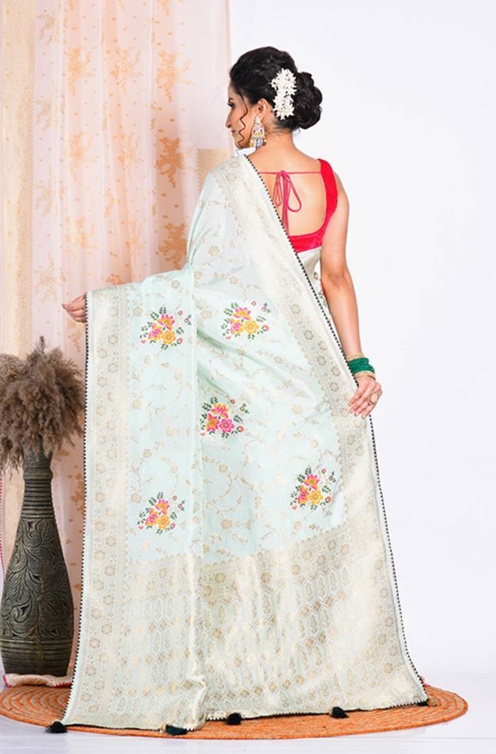 PURE RUSSIAN SILK SAREE