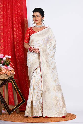 PURE RUSSIAN SILK SAREE