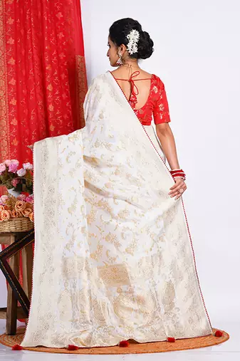 PURE RUSSIAN SILK SAREE