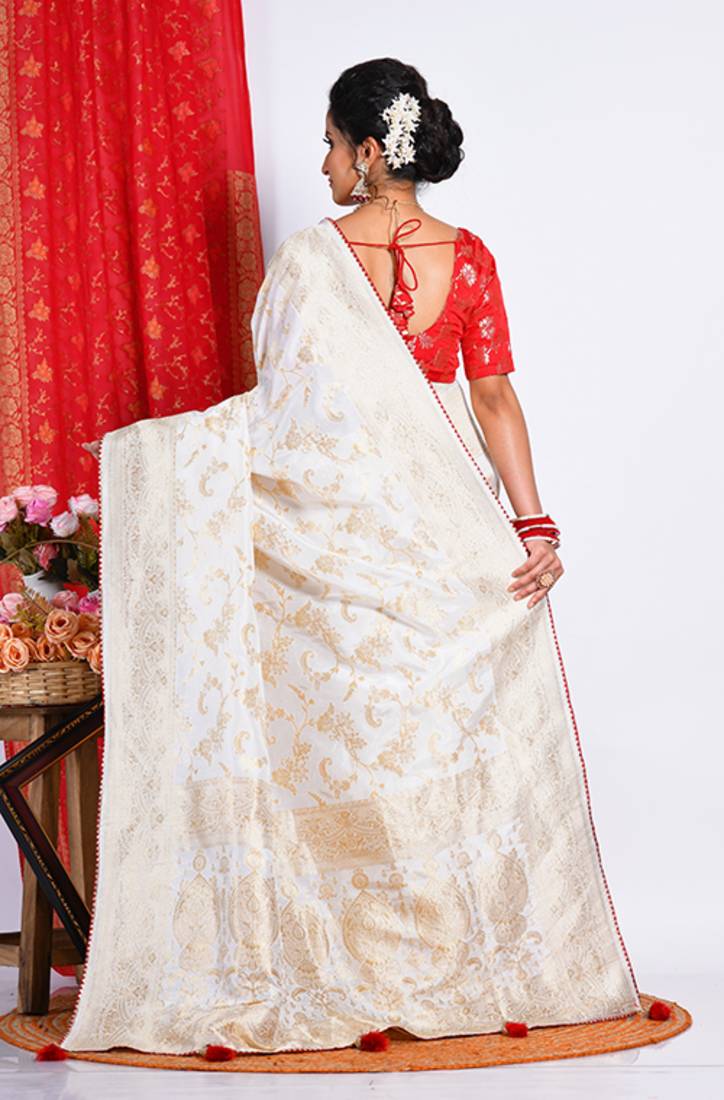 PURE RUSSIAN SILK SAREE