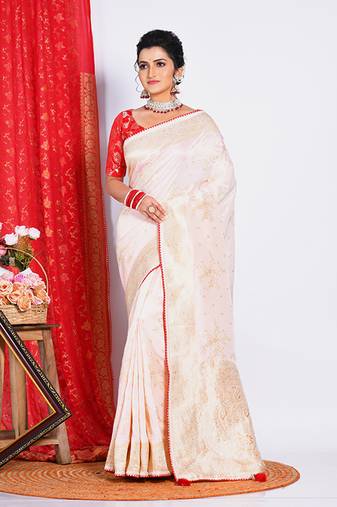 PURE RUSSIAN SILK SAREE