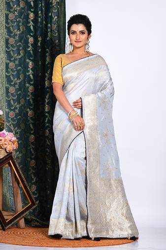PURE RUSSIAN SILK SAREE