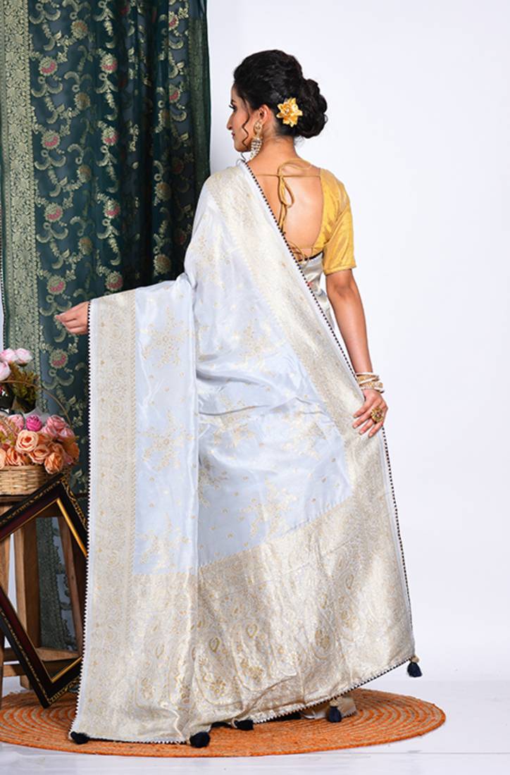 PURE RUSSIAN SILK SAREE