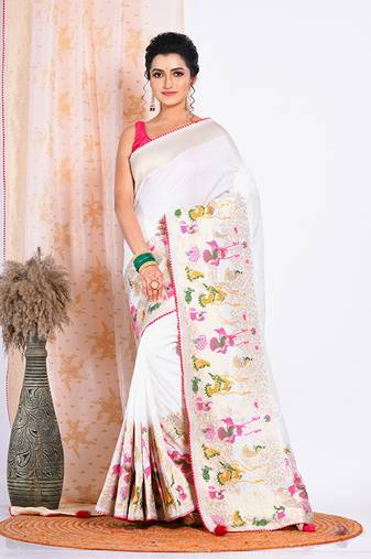 PURE RUSSIAN SILK SAREE