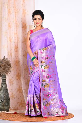 PURE RUSSIAN SILK SAREE