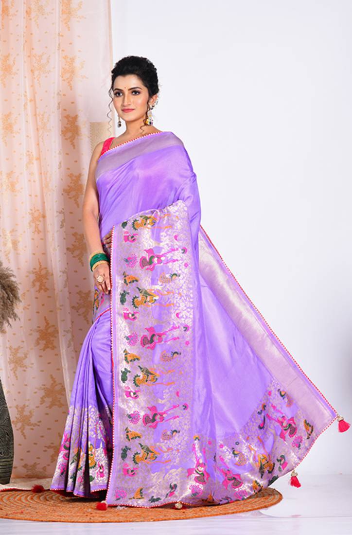 PURE RUSSIAN SILK SAREE