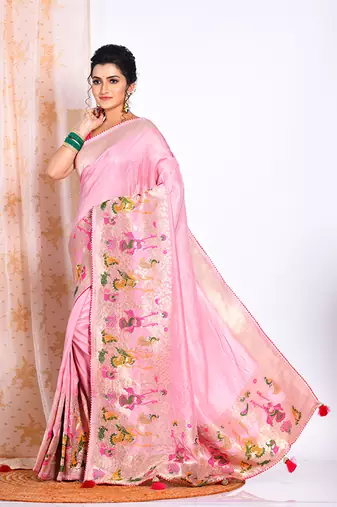 PURE RUSSIAN SILK SAREE