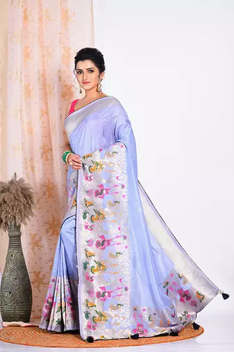 PURE RUSSIAN SILK SAREE