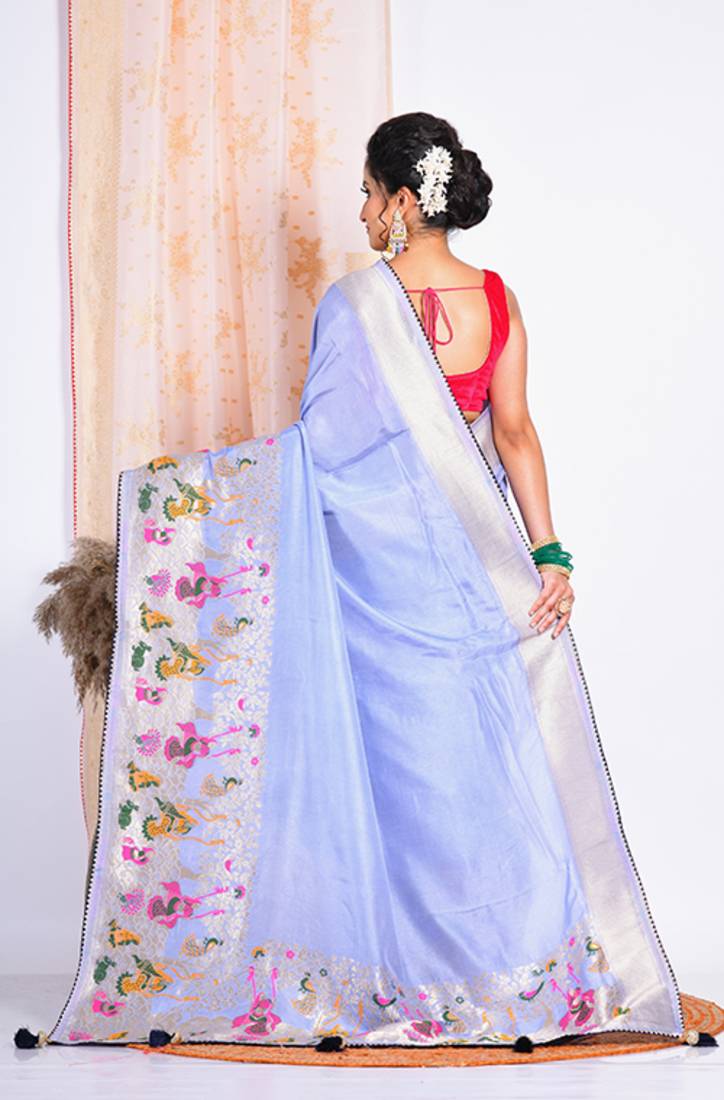 PURE RUSSIAN SILK SAREE