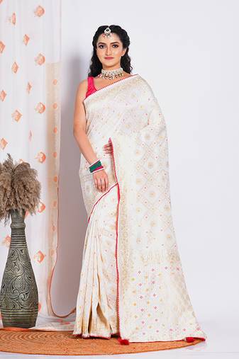 PURE RUSSIAN SILK SAREE