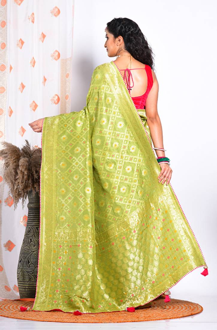PURE RUSSIAN SILK SAREE