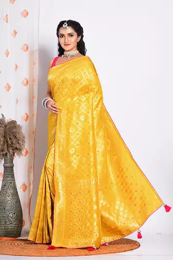 PURE RUSSIAN SILK SAREE