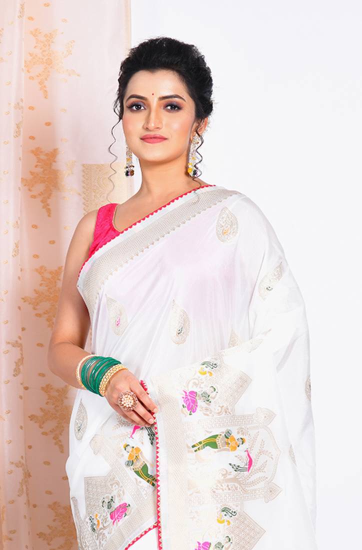 PURE RUSSIAN SILK SAREE