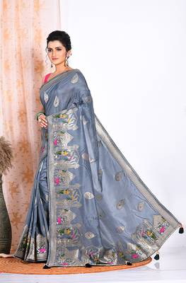 PURE RUSSIAN SILK SAREE 3