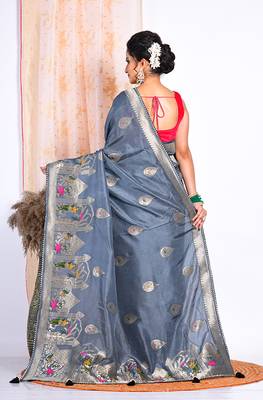 PURE RUSSIAN SILK SAREE 4