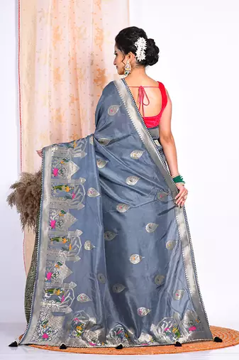 PURE RUSSIAN SILK SAREE