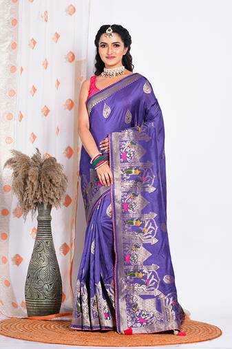 PURE RUSSIAN SILK SAREE