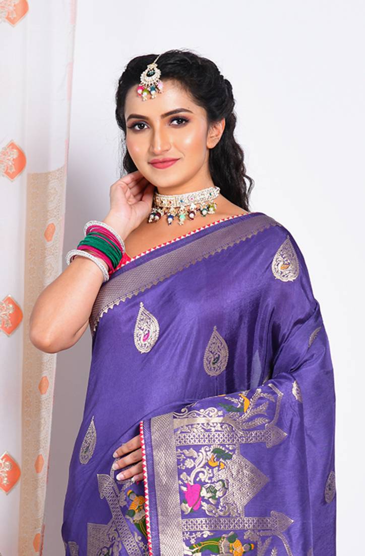 PURE RUSSIAN SILK SAREE