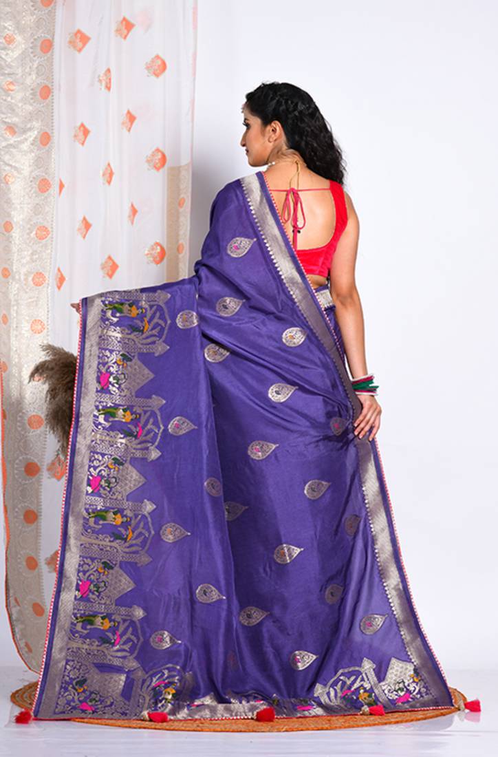 PURE RUSSIAN SILK SAREE