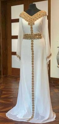 White Eid Kaftan for Women 2