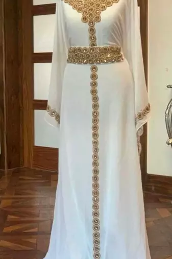 White Eid Kaftan for Women
