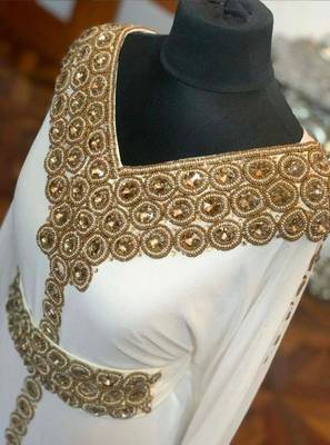 White Eid Kaftan for Women 3