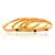 Spectacular Gold plated American Diamond Bangle