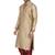 Elegent Criss Cross Kurta With Contrasting Work On The Collar V Neck  And  The Front
