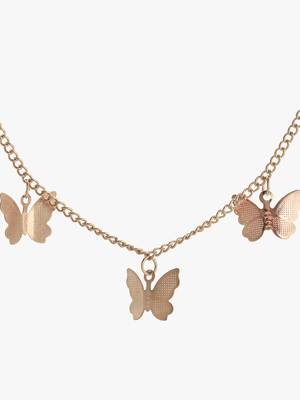Gold-plated designer buterfly small chain 1