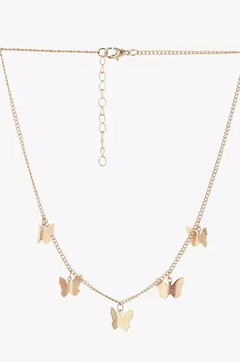 Gold-plated designer buterfly small chain