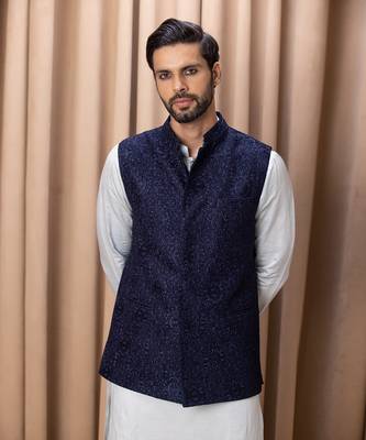 Navy blue ameera bandi set 3