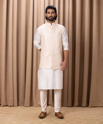 Soft peach ranjha bandi set 1