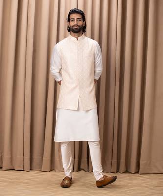 Soft peach ranjha bandi set 2