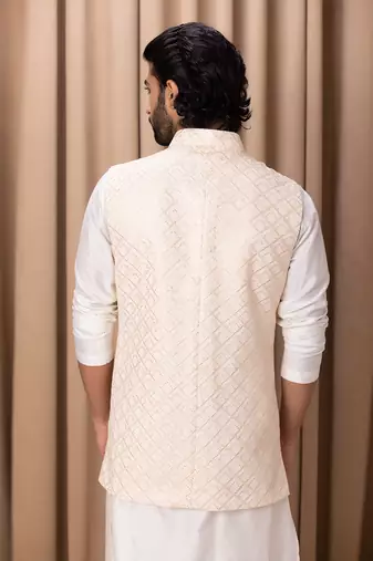 Soft peach ranjha bandi set