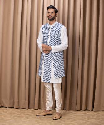 Powder blue azaan bandi set 2