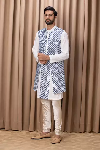 Powder blue azaan bandi set