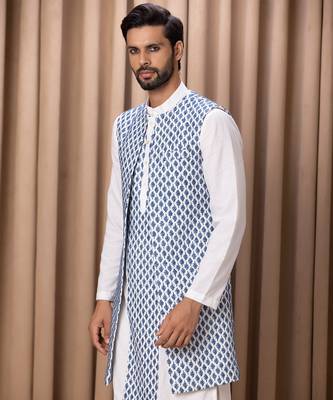 Powder blue azaan bandi set 3
