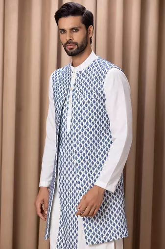 Powder blue azaan bandi set